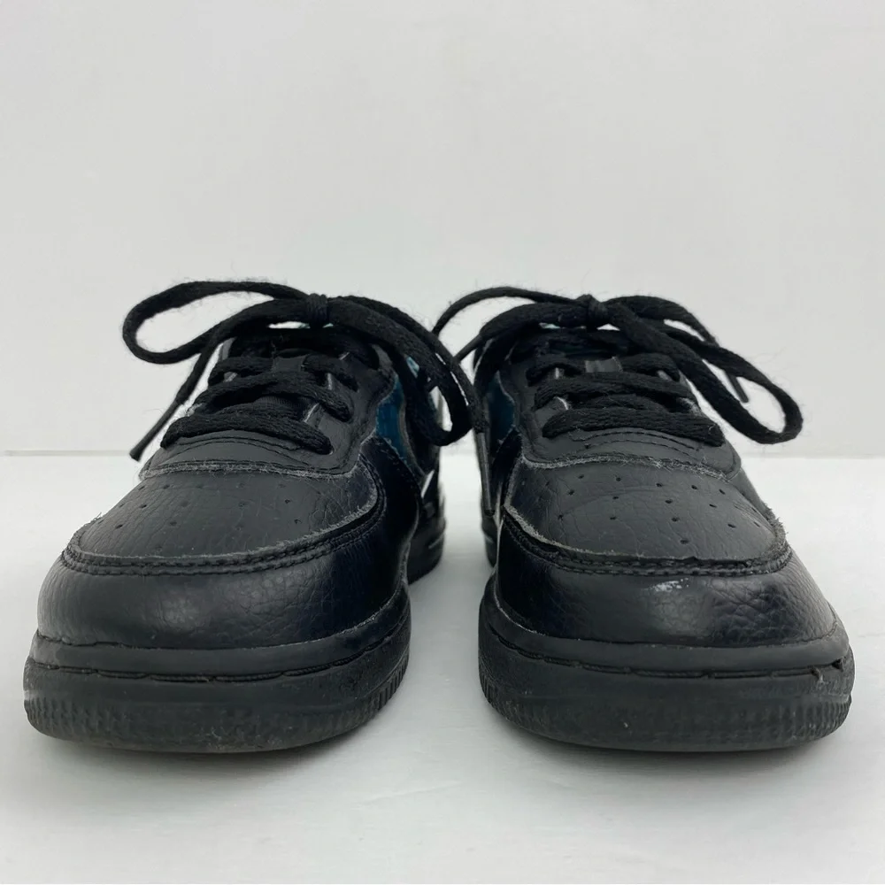 Nike Air Force 1 size 10C Toddler Black Blue Baby Dragon Sneakers BV6063-001